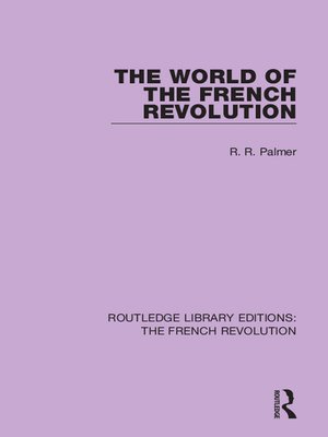 cover image of The World of the French Revolution